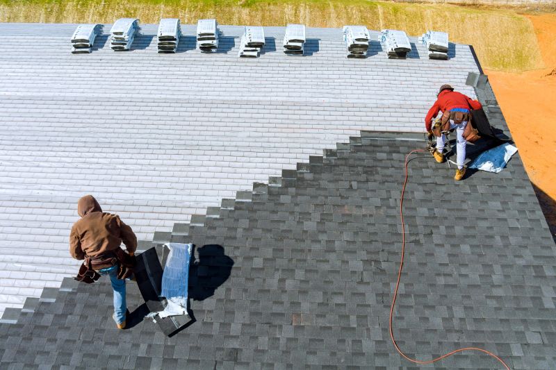 Repair Work on Damaged Shingles